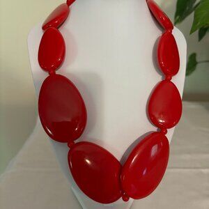 Beautiful Graduated Red Color Necklace (22") for any occasion
